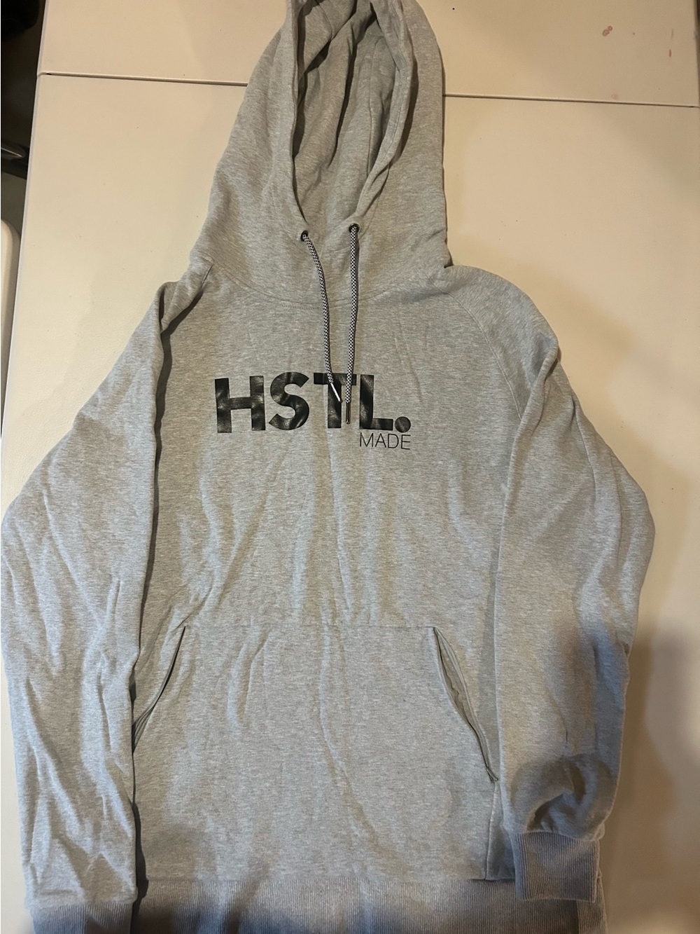HSTL. Made Grey Hooded Sweatshirt